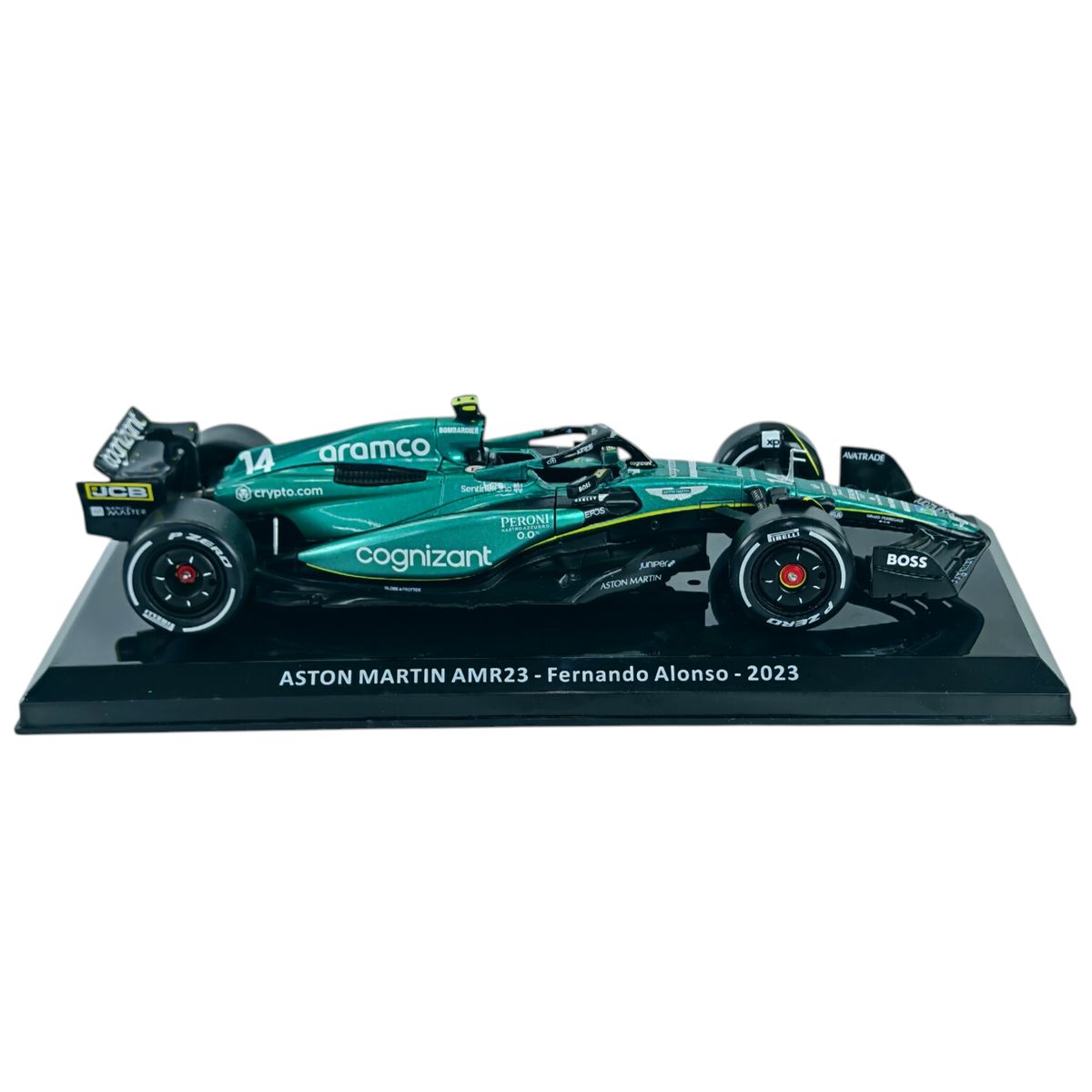 FORMULA 1 - Auto Formula 1 Aston Martin AMR23 #14 Fernando Alonso 2023 Caja Normal Premium Collect 1:24