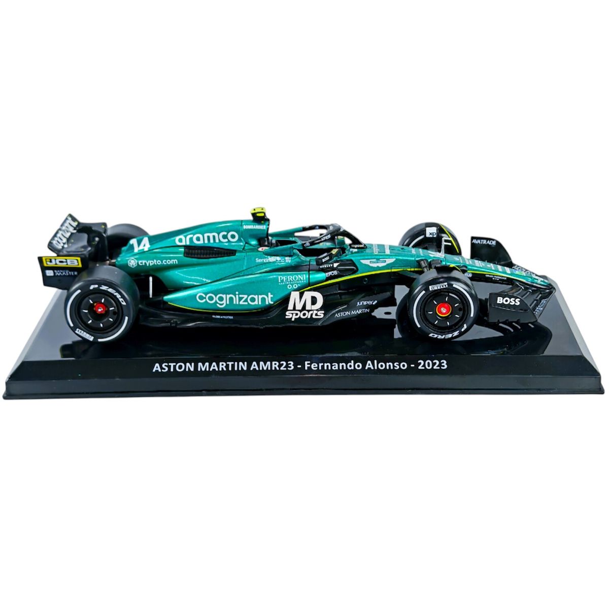 FORMULA 1 - Auto Formula 1 Aston Martin AMR23 #14 Fernando Alonso 2023 Caja Normal Premium Collect 1:24