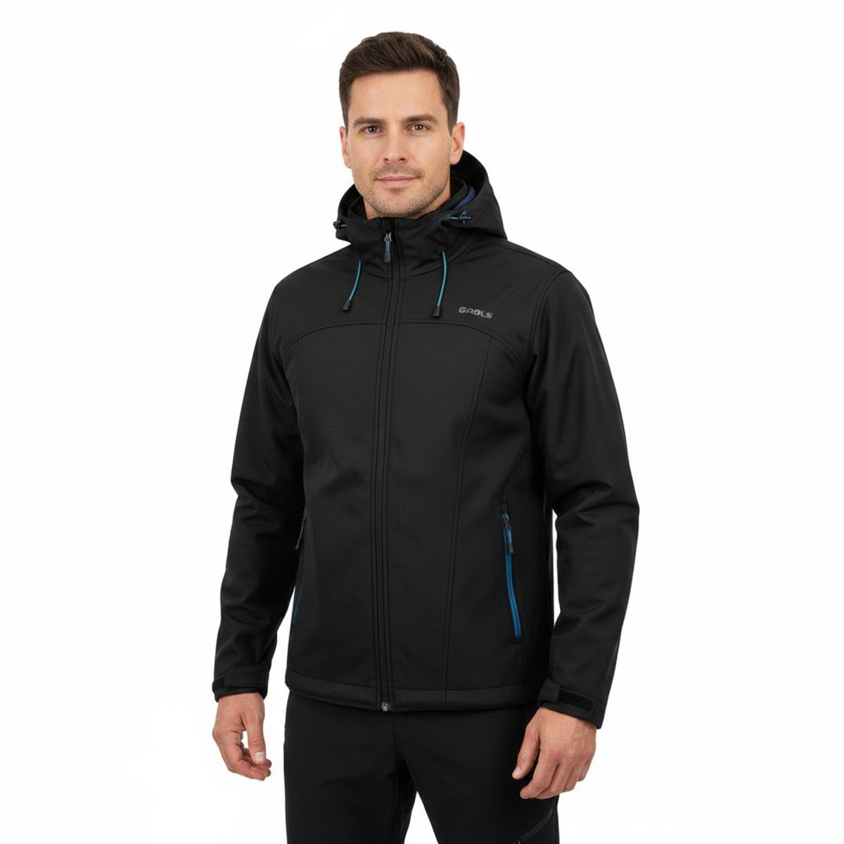 360 - Chaqueta Impermeable Hombre con Gorro Softshell RBLS Delta