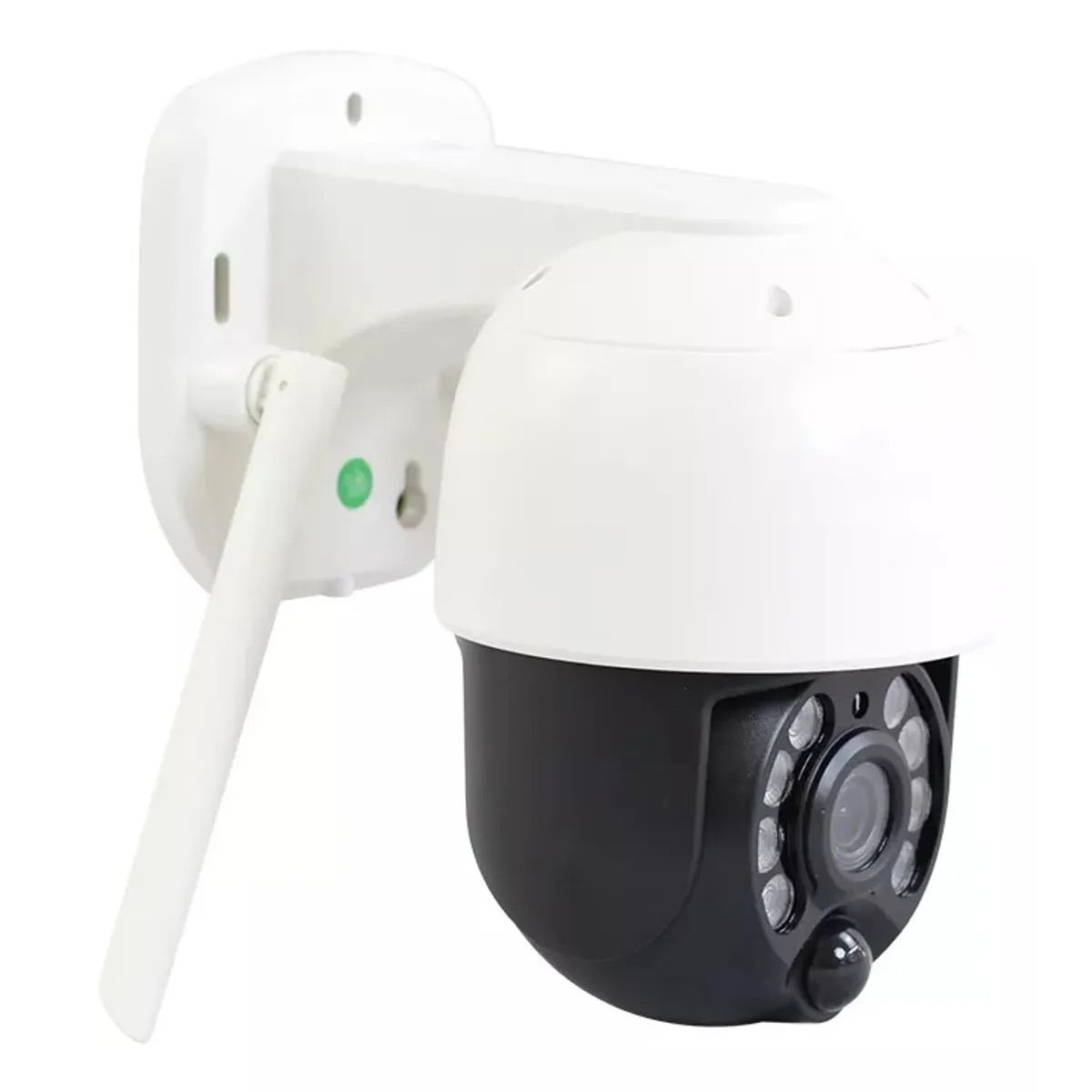 GENERICO - Cámara Seguridad Solar Wifi Exterior Hd Visión Nocturna Blanco