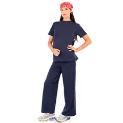 MADREMIA - Pantalón Recto Maternal Cristi Azul