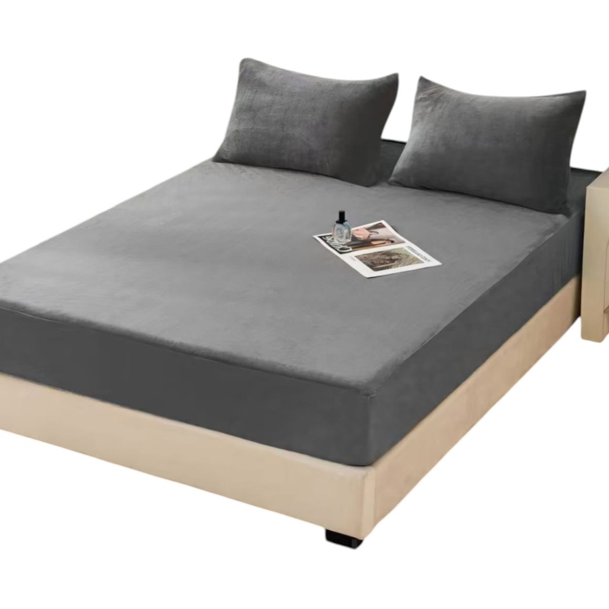 GENERICO - Cubrecolchon Plush Impermeable 1.5