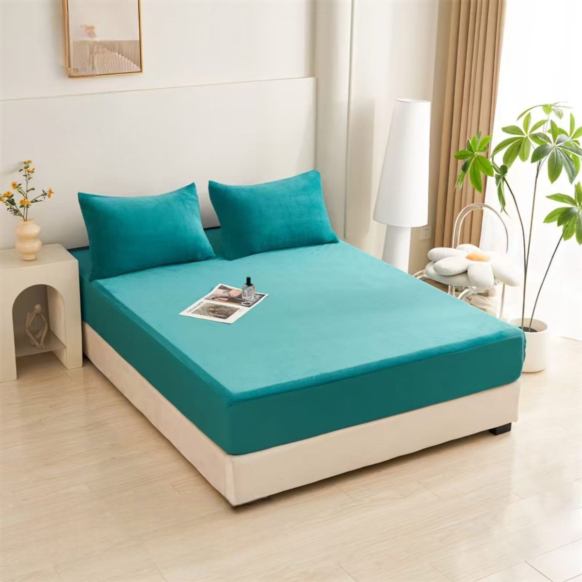 GENERICO - Cubrecolchon Plush Impermeable 1.5