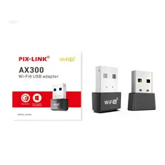 GENERICO - Nano Adaptador WiFi USB Inalámbrico 286Mbps Receptor PC