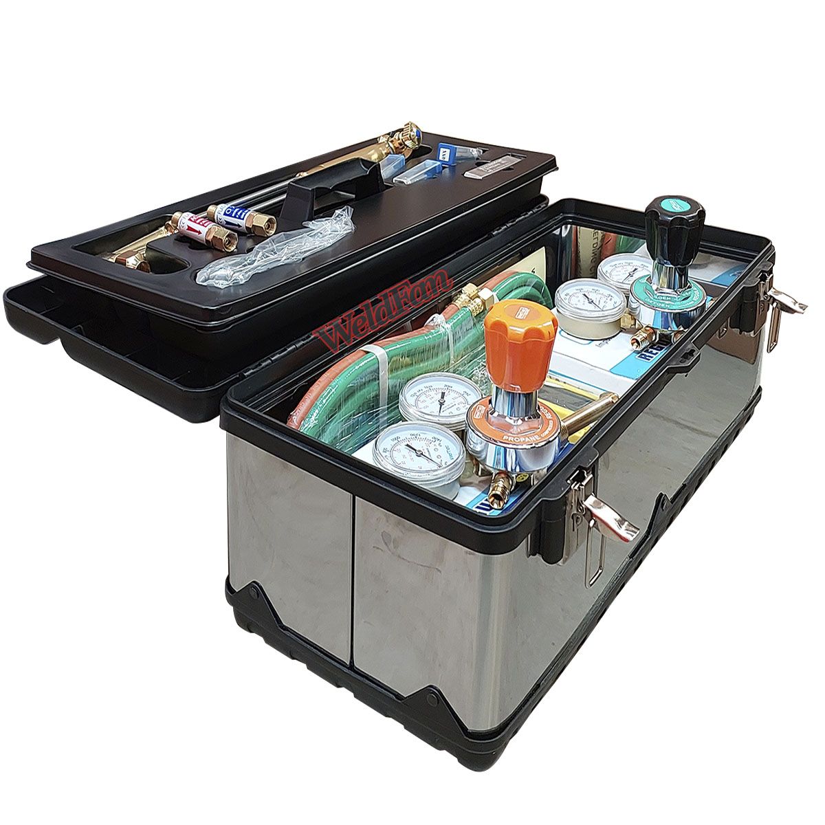 GENERICO - Maleta De Oxicorte Completo regulador Oxigeno Y Propano Lpg