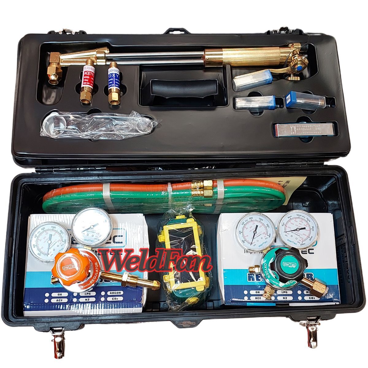 GENERICO - Maleta De Oxicorte Completo regulador Oxigeno Y Propano Lpg