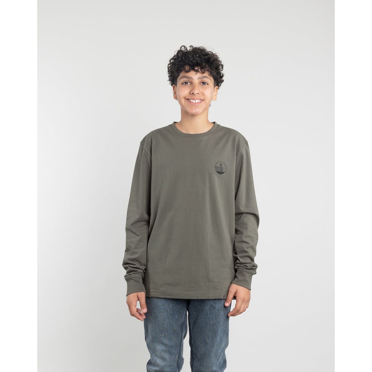 POLEMIC - Polera manga larga juvenil algodón clasico Polemic