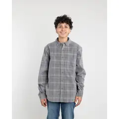 POLEMIC - Camisa cotele juvenil a cuadros algodón
