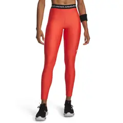 UNDER ARMOUR - Calza Mujer Heatgear Legging Rojo
