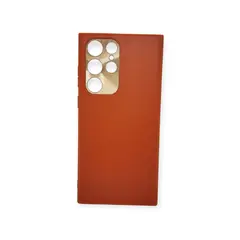 GENERICO - Funda Protectora Silicona Genérica Samsung S22 Ultra Naranja