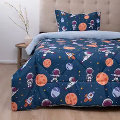 DORAL - CUBRECAMA PLUMON INFANTIL NIÑO KIDS SENSE 1.5 PLAZA