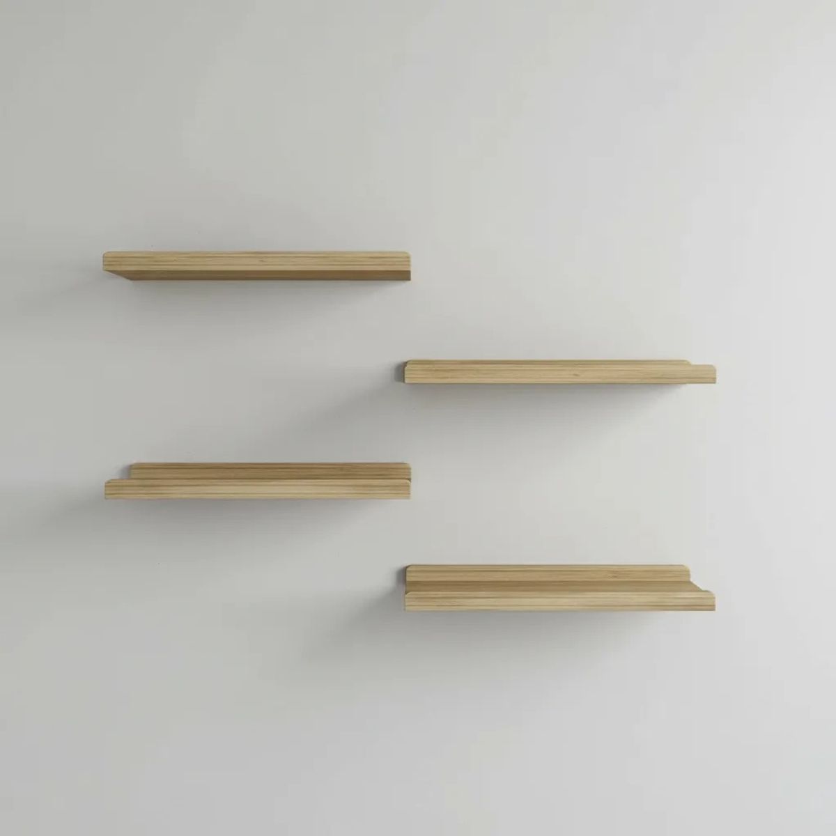 RAGNAR - Repisas Flotantes Para Niños De Madera Modernas Set De 4