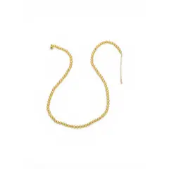 GENERICO - Collar de bolas doradas en enchape de oro