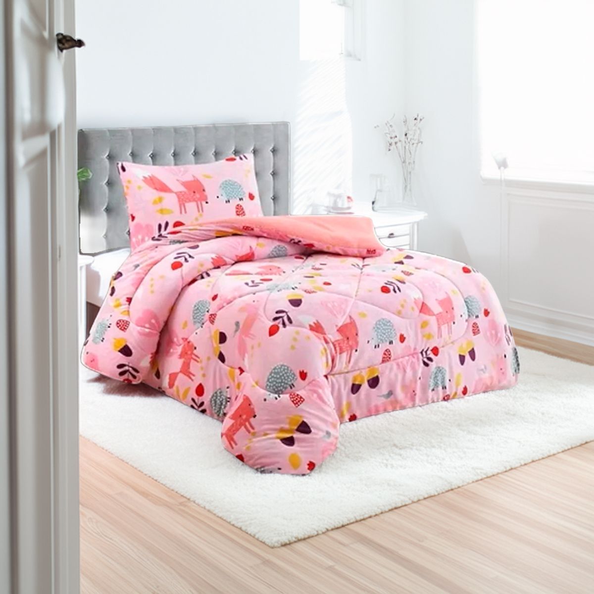GENERICO - Cobertor Plush Invierno plaza y media  Ultra Suave y Abrigador