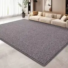 GENERICO - Alfombra Estilo Yute Tejida Para Living Resistente Mascotas 200x300cm gris