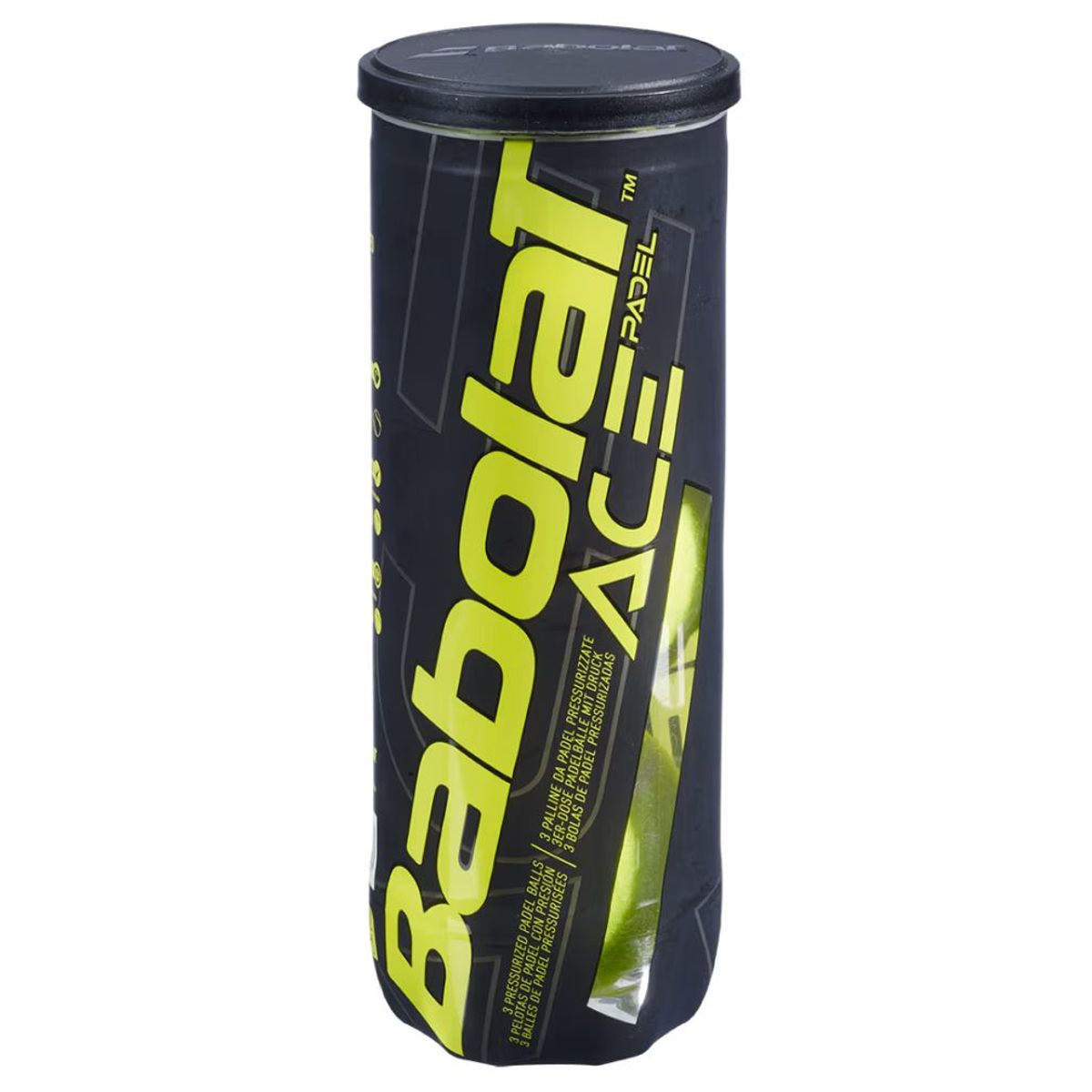 BABOLAT - TOP SALE 2 TARROS PELOTAS PADEL BABOLAT ACE - 3 UNIDADES POR TARRO