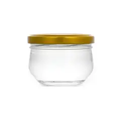 GENERICO - Set 6 Frasco De Vidrio Con Tapa Aluminio 150 ml