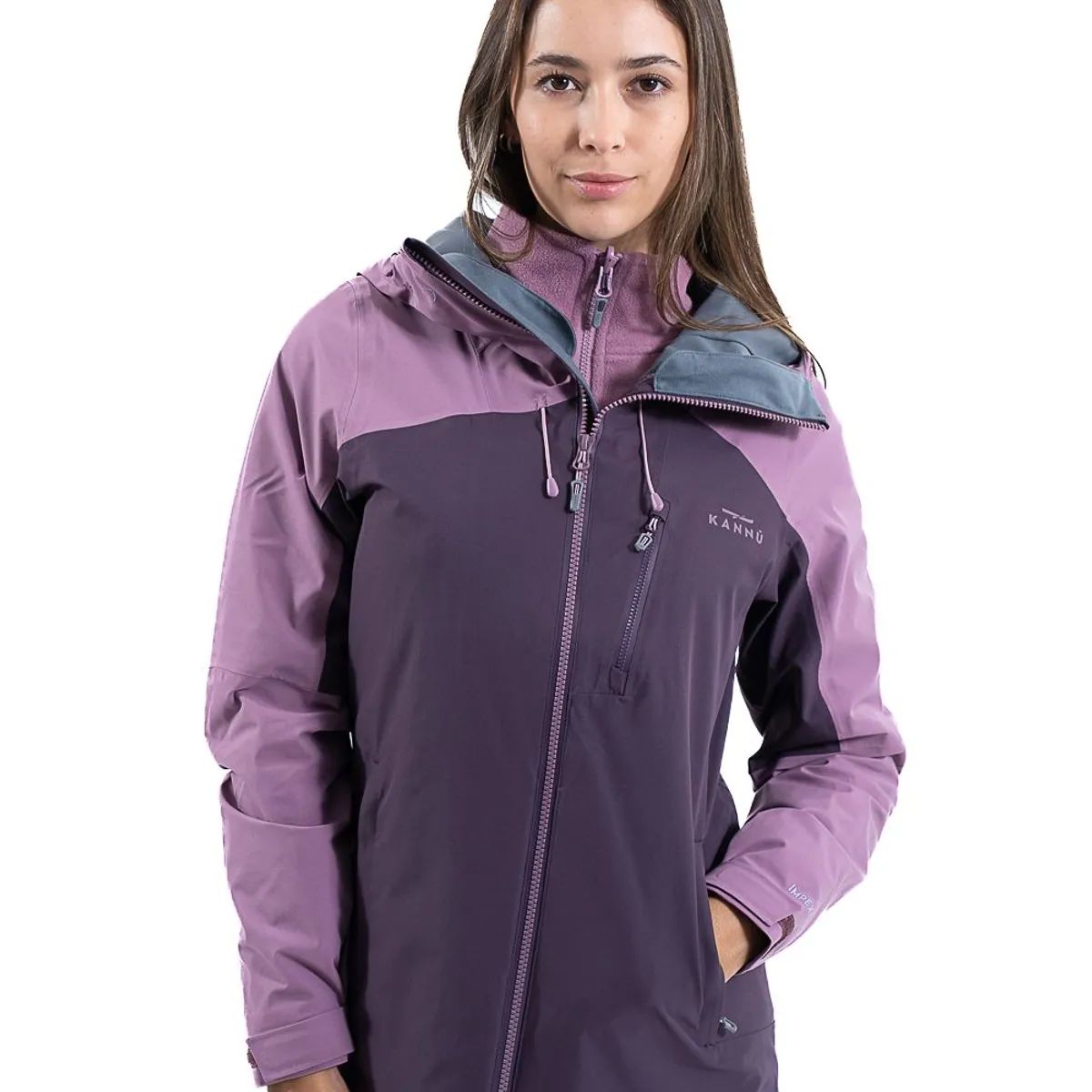 KANNU - Parka Impermeable 3 en 1 Mujer Baker