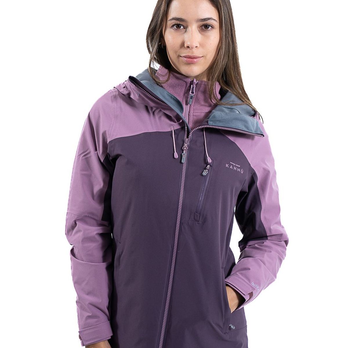 KANNU - Parka Impermeable 3 en 1 Mujer Baker