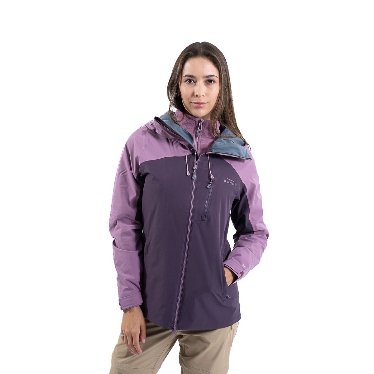 KANNU - Parka Impermeable 3 en 1 Mujer Baker