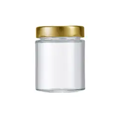 GENERICO - Set 6 Frasco De Vidrio Con Tapa Aluminio 150 ml