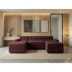 MUEBLES NEW - SOFA U SECCIONAL BURDEO LINO