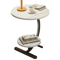 GENERICO - MESA AUXILIAR NORDICA DOS NIVELES DECORATIVA