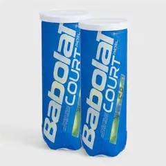 BABOLAT - TOP SALE 2 TARROS PELOTAS PADEL COURT - 3 UNIDADES POR TARRO