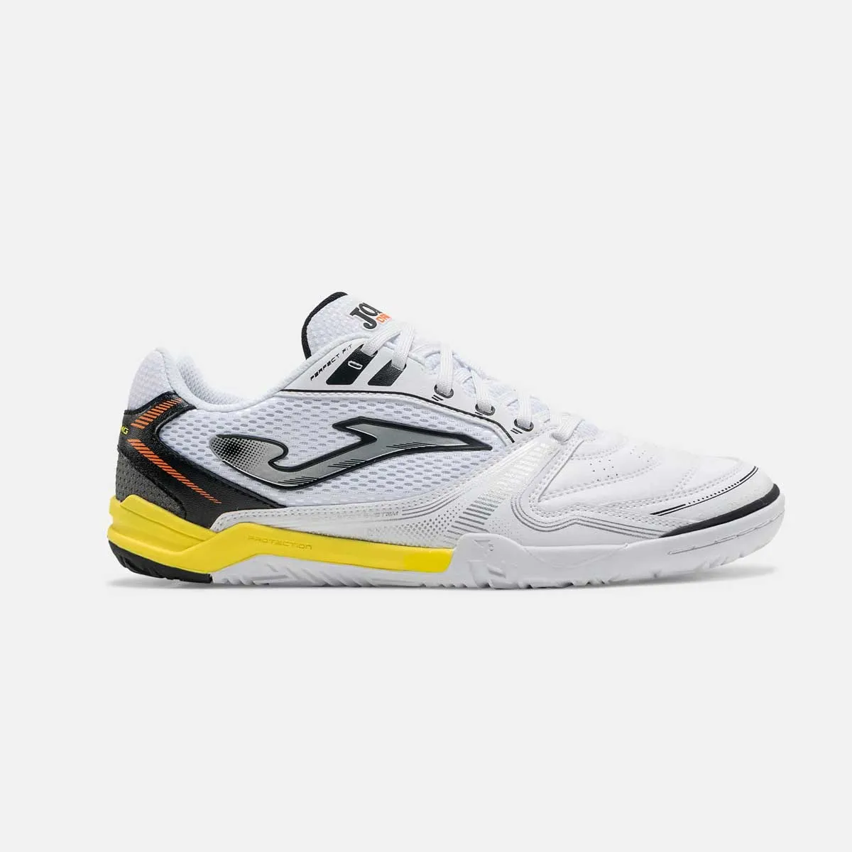 JOMA - Zapatillas Futsal Hombre JOMA Dribling 26 Blancas/Amarillas