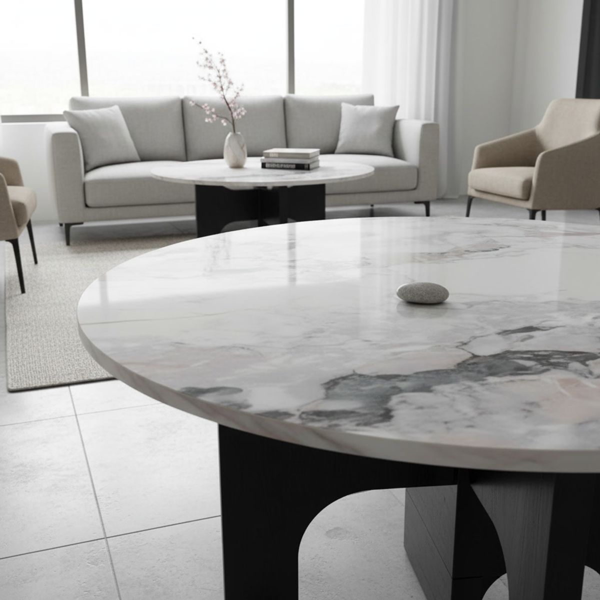 GENERICO - Mesa de Centro Nova Marble Black