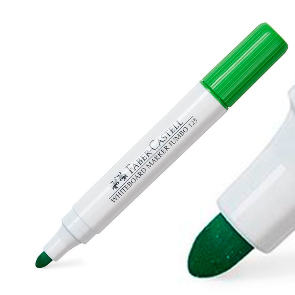 FABER-CASTELL - Plumón de Pizarra Winner 123 Faber-Castell 4mm verde