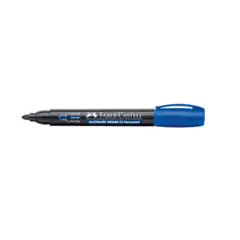 FABER-CASTELL - Blister plumón permanente Winner 52E redondo azul x1 BC