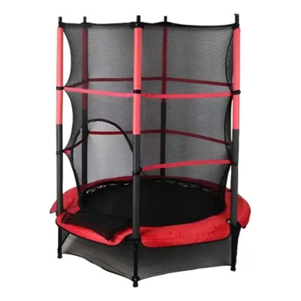 GENERICO - Trampolín Infantil Cama Saltarina 165x140 cm con Red de Seguridad 3 colores surtidp