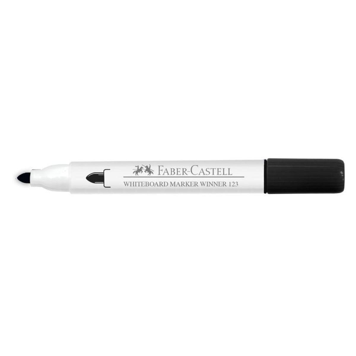 FABER-CASTELL - Plumón de Pizarra Winner 123 Faber-Castell 4mm negro