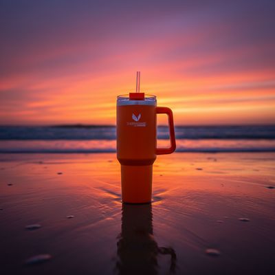 Imagen 2 del producto Vaso Termico Quencher Acero Inoxidable 1,2 Lt Sunset Naranja