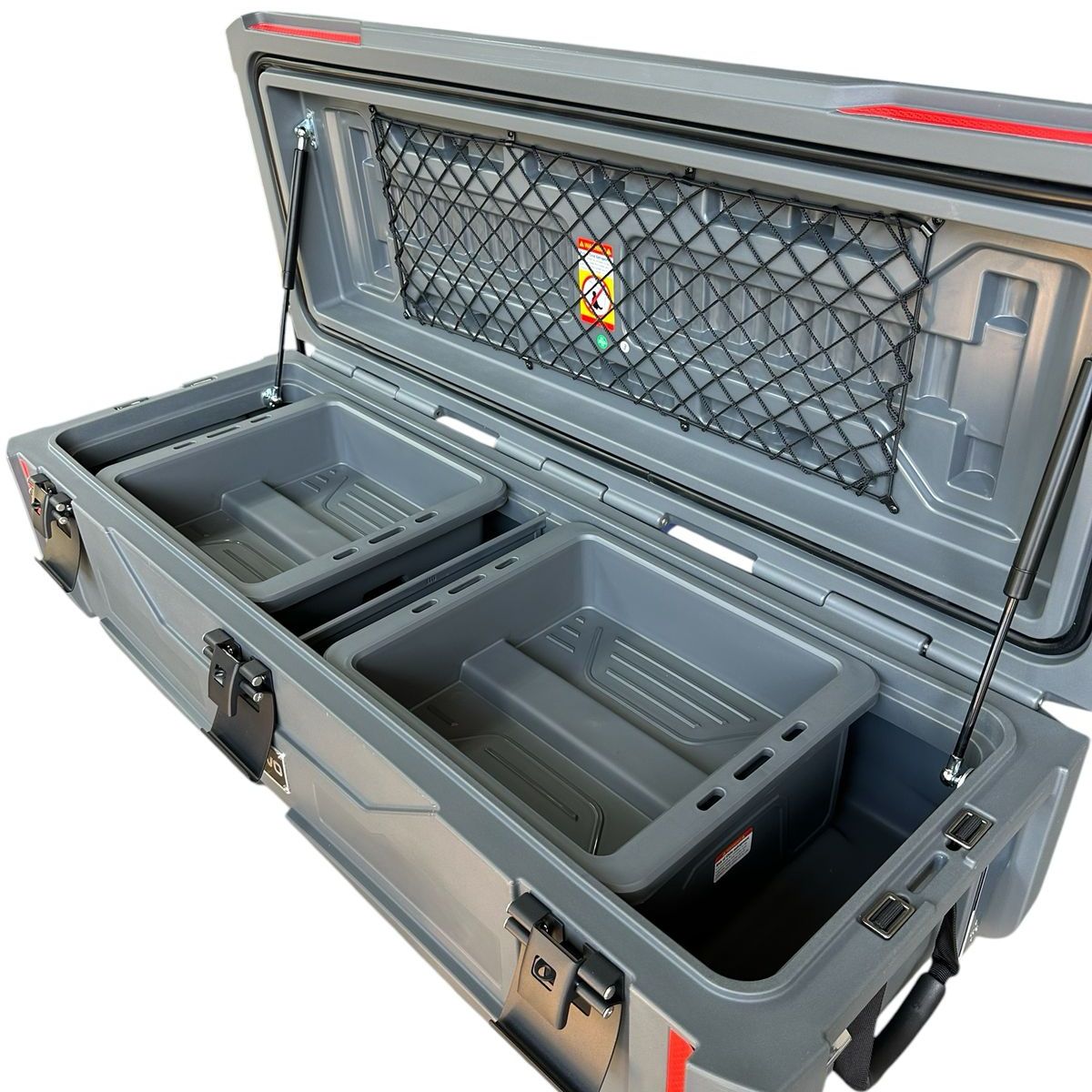 VOLCANO - Tool box rotomoldeada TH 110 lt con bombines hidraulicos - Volcano