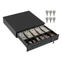 GENERICO - GAVETA ELECTRONICA CAJA DE DINERO 5 BILLETES