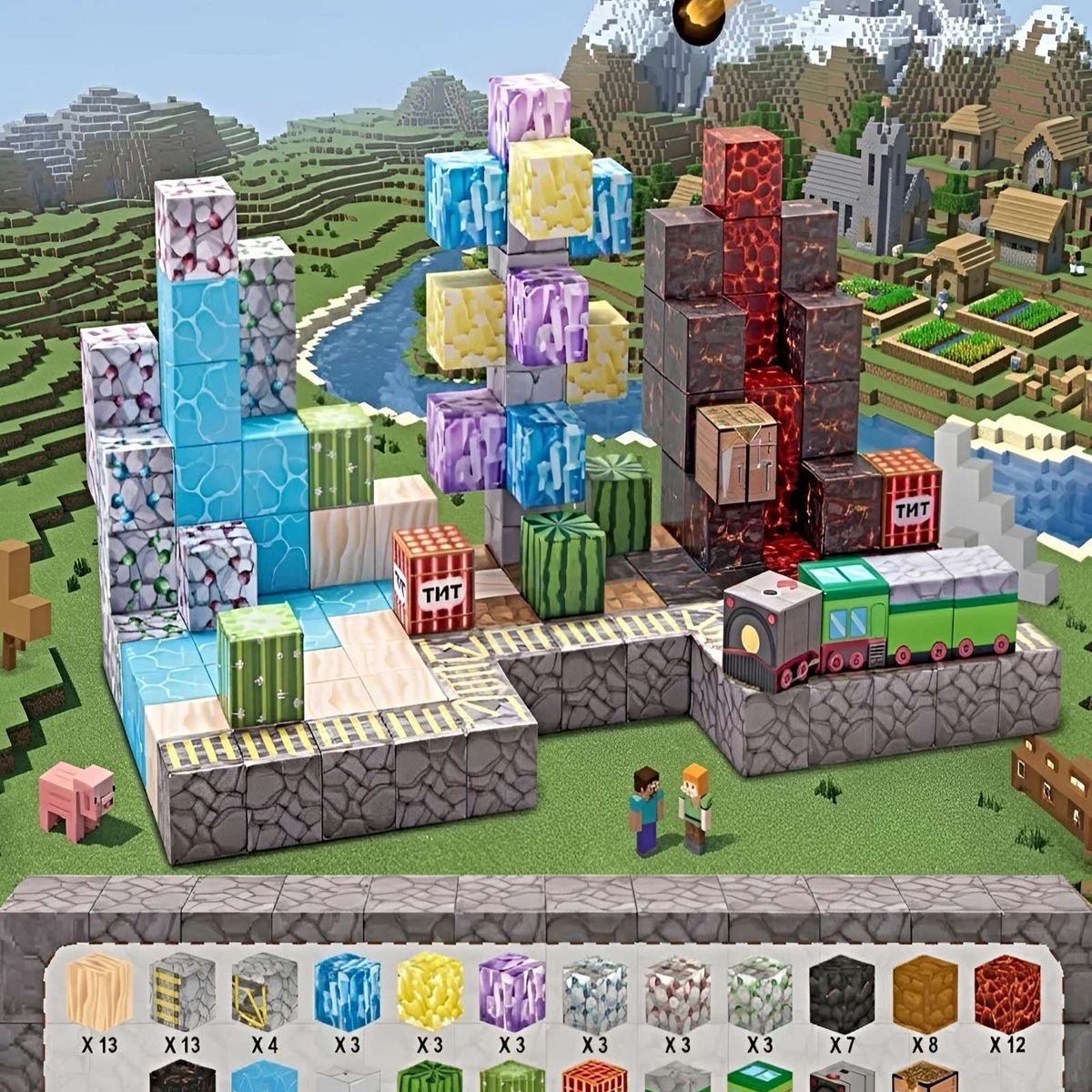 GENERICO - Juguete  Magnetico 125 piezas