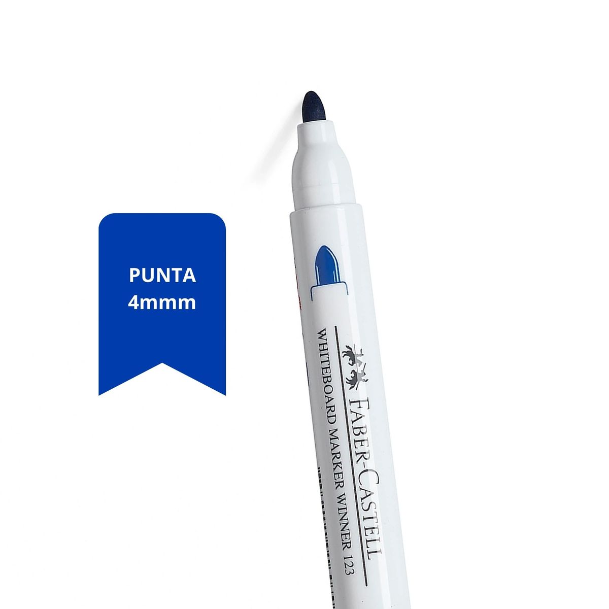 FABER-CASTELL - Plumón de Pizarra Winner 123  Faber-Castell 4mm azul