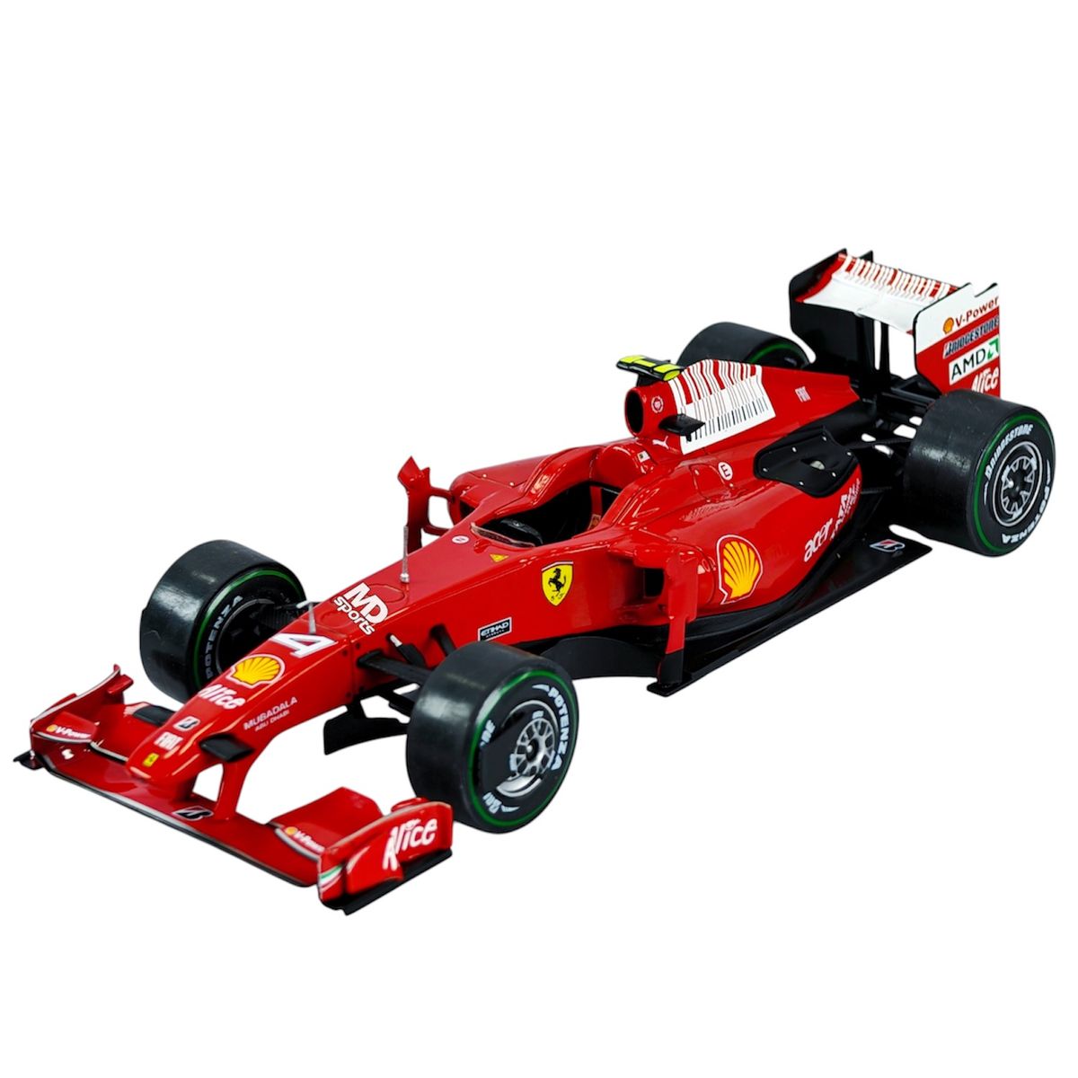 FORMULA 1 - Auto Formula 1 Ferrari F60 #4 Kimi Raikkonen 2009 Caja Acrilica Premium Collect 1:24