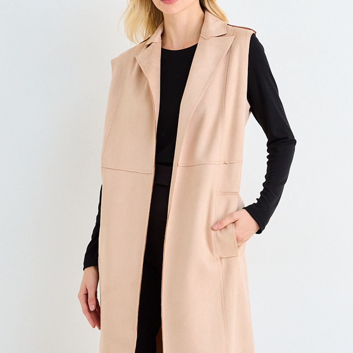 ASH - Tapado Liso Mujer Beige Ash