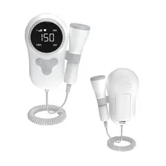 LUBABYCAS - Monitor Fetal Doppler Latidos Corazón Bebé Gris