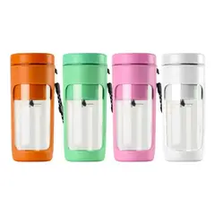 GENERICO - Juguera Batidora Vaso Personal Licuadora Recargable Portatil Color Verde - 262510