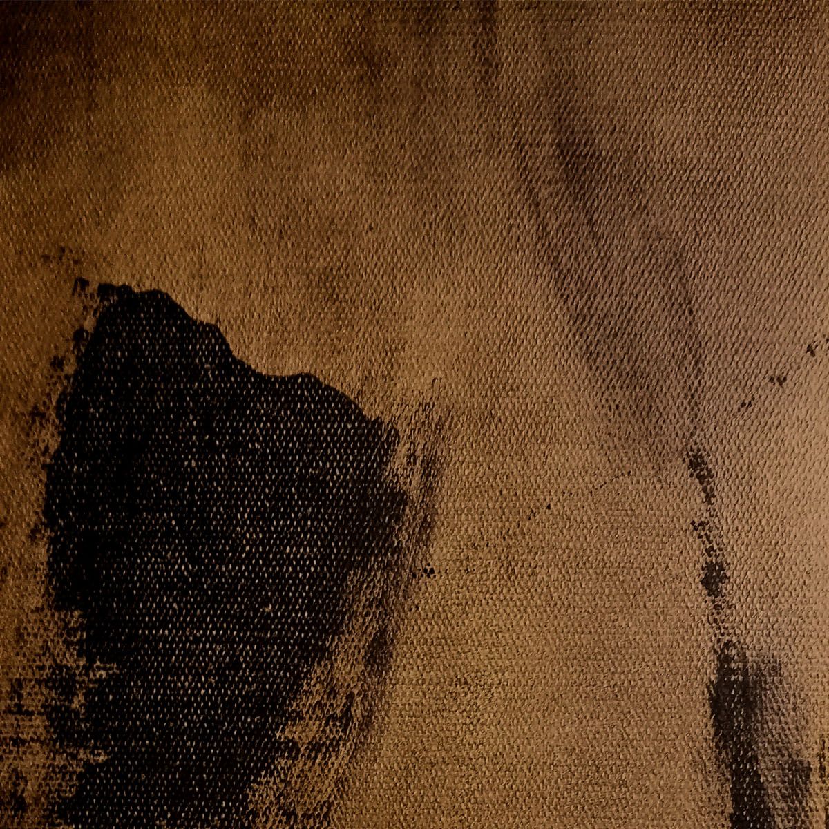 RENATO CECEREU - Cuadro Abstracto Tierra Amarillo 55 x 70 cm.