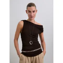 SCALPERS - Top Asimétrico Frunces