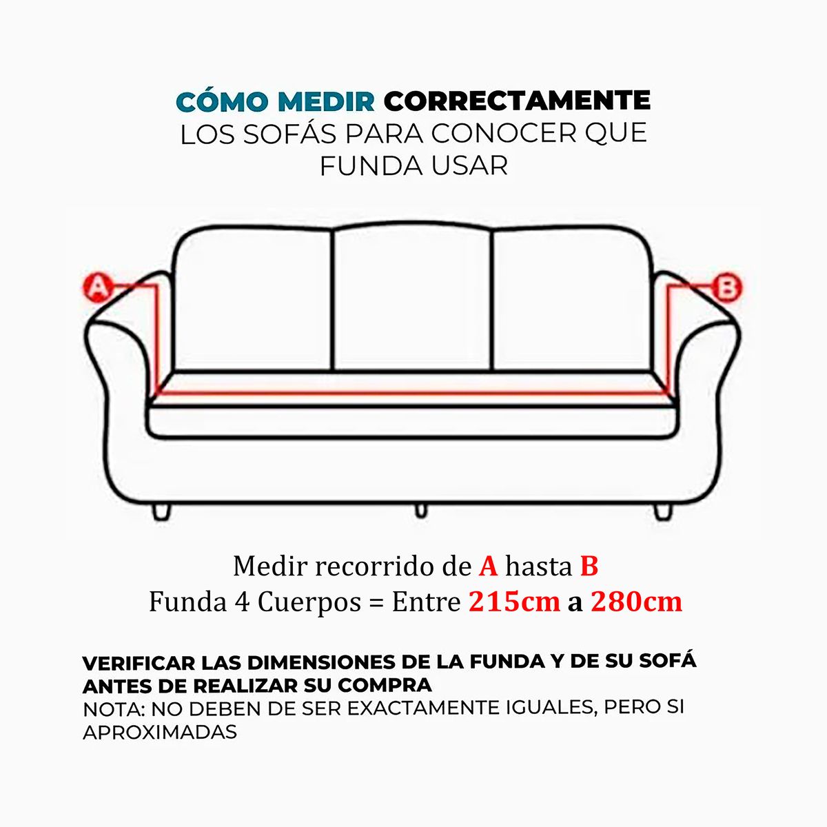 GENERICO - Funda Protectora Cuadrille Cubre Sofá 4 Cuerpos BEIGE