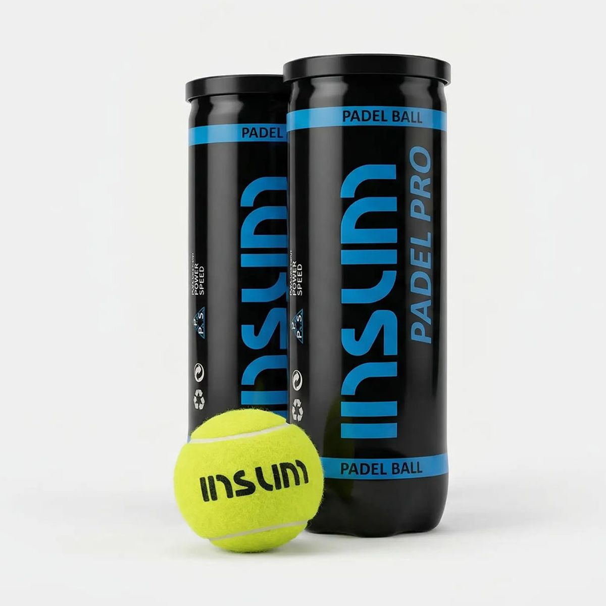 GENERICO - TOP SALE 2 TARROS PELOTAS PADEL PREMIUM INSUM PRO - 3 UNIDADES POR TARRO