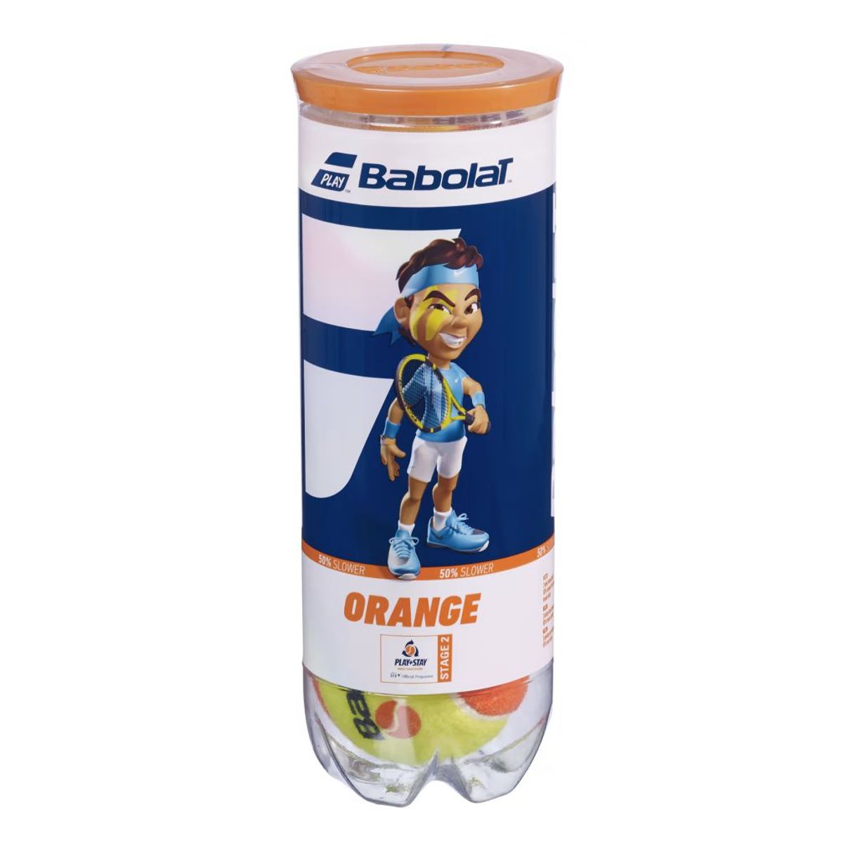 BABOLAT - TOP SALE 2 TARROS PELOTAS TENIS BABOLAT ORANGE - 3 UNIDADES POR TARRO