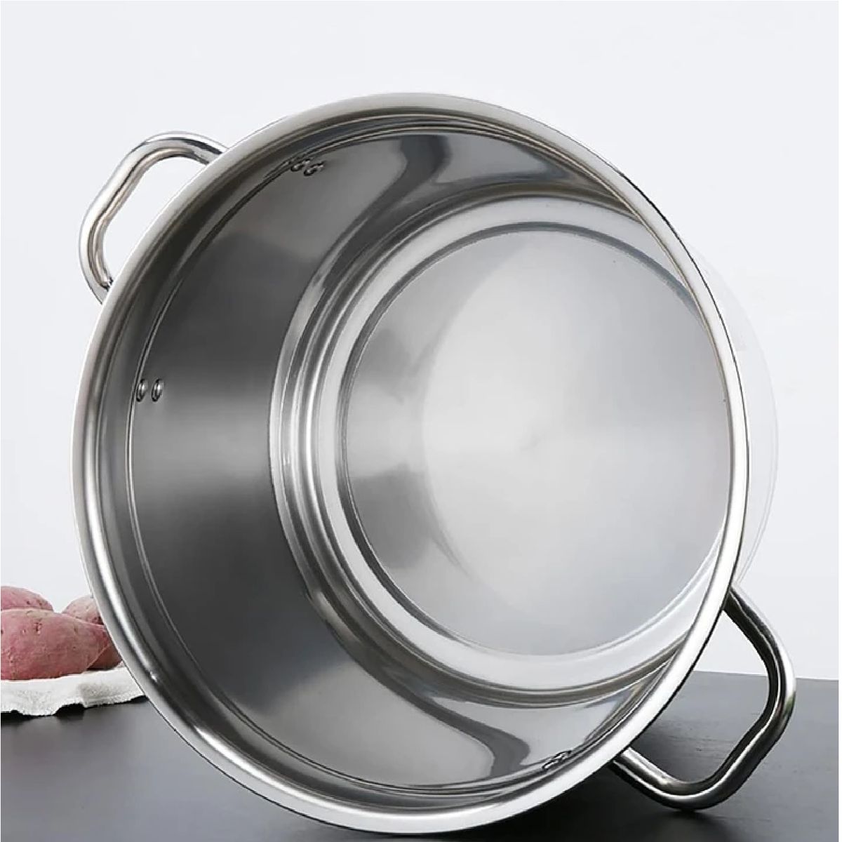 GENERICO - Olla Acero Inoxidable Sopera Grande 40litros