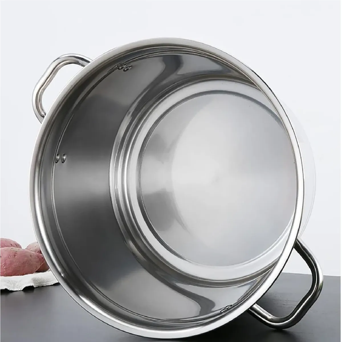 GENERICO - Olla Acero Inoxidable Sopera Grande 35litros